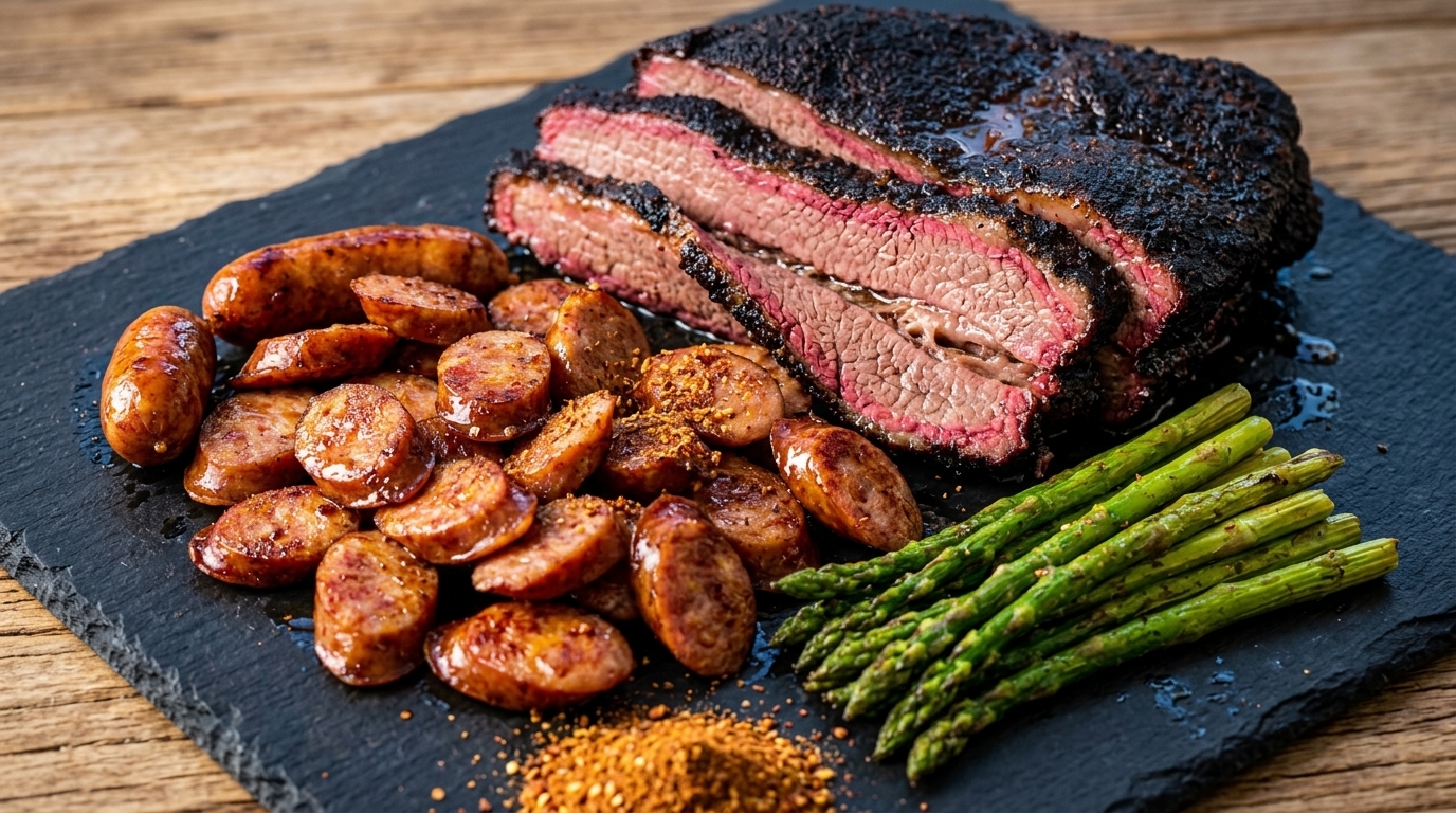 Amerykański mostek wołowy BBQ z piekarnika