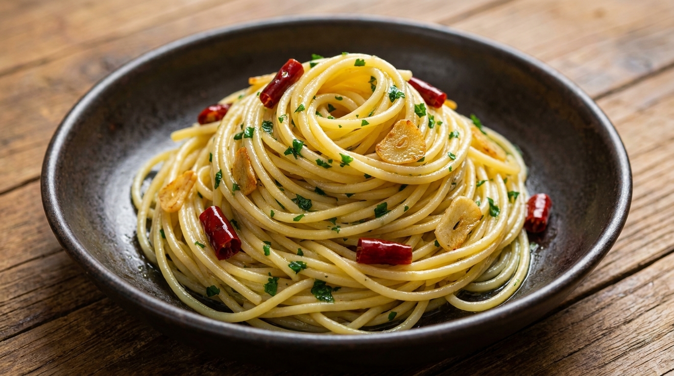 Klasyczne Spaghetti Aglio e Olio