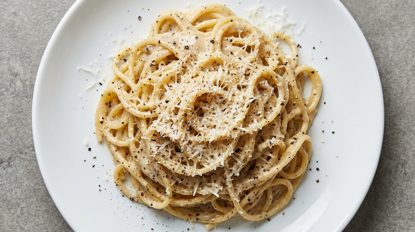 Klasyczne rzymskie Cacio e Pepe