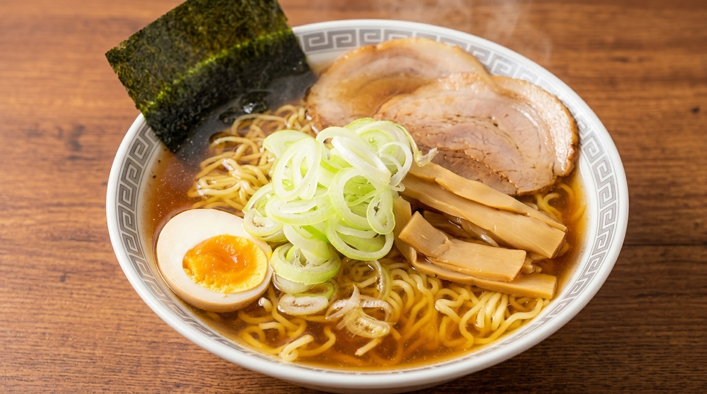 Klasyczny Shoyu Ramen z domowym Chashu