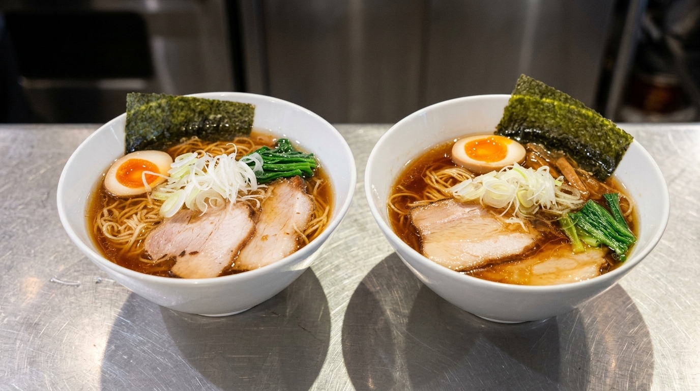 Autentyczny Tokyo Shoyu Ramen (Ramen Sojowy)
