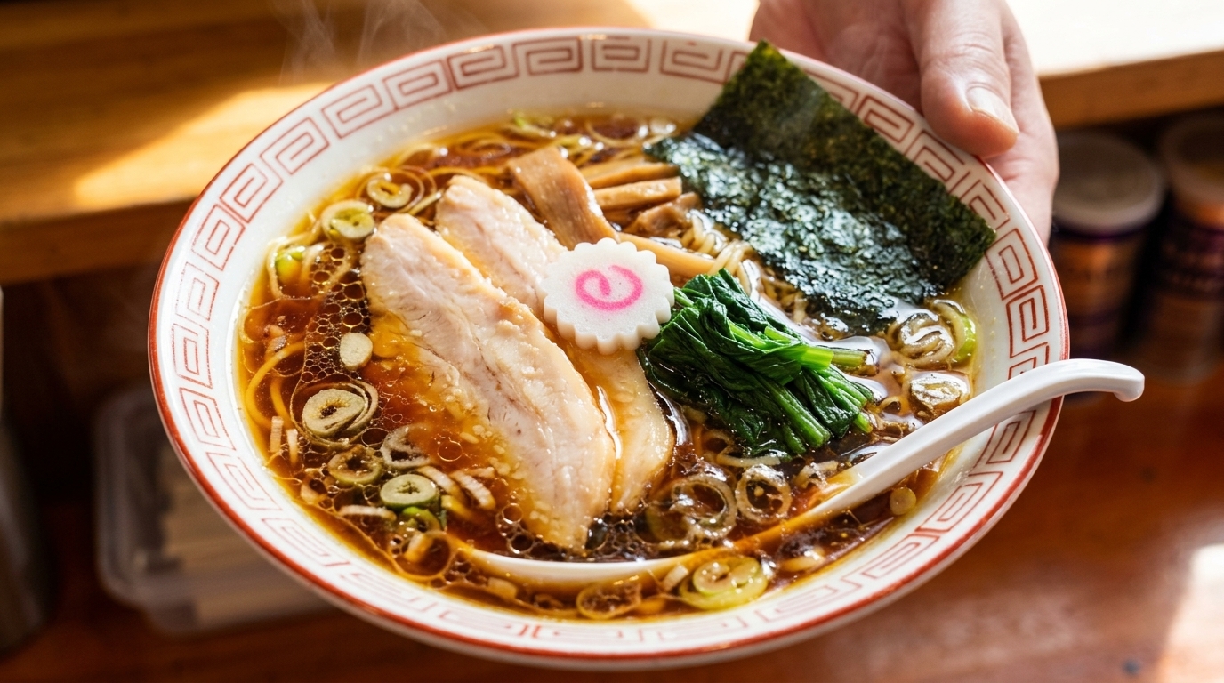 Klasyczny japoński Ramen Shoyu