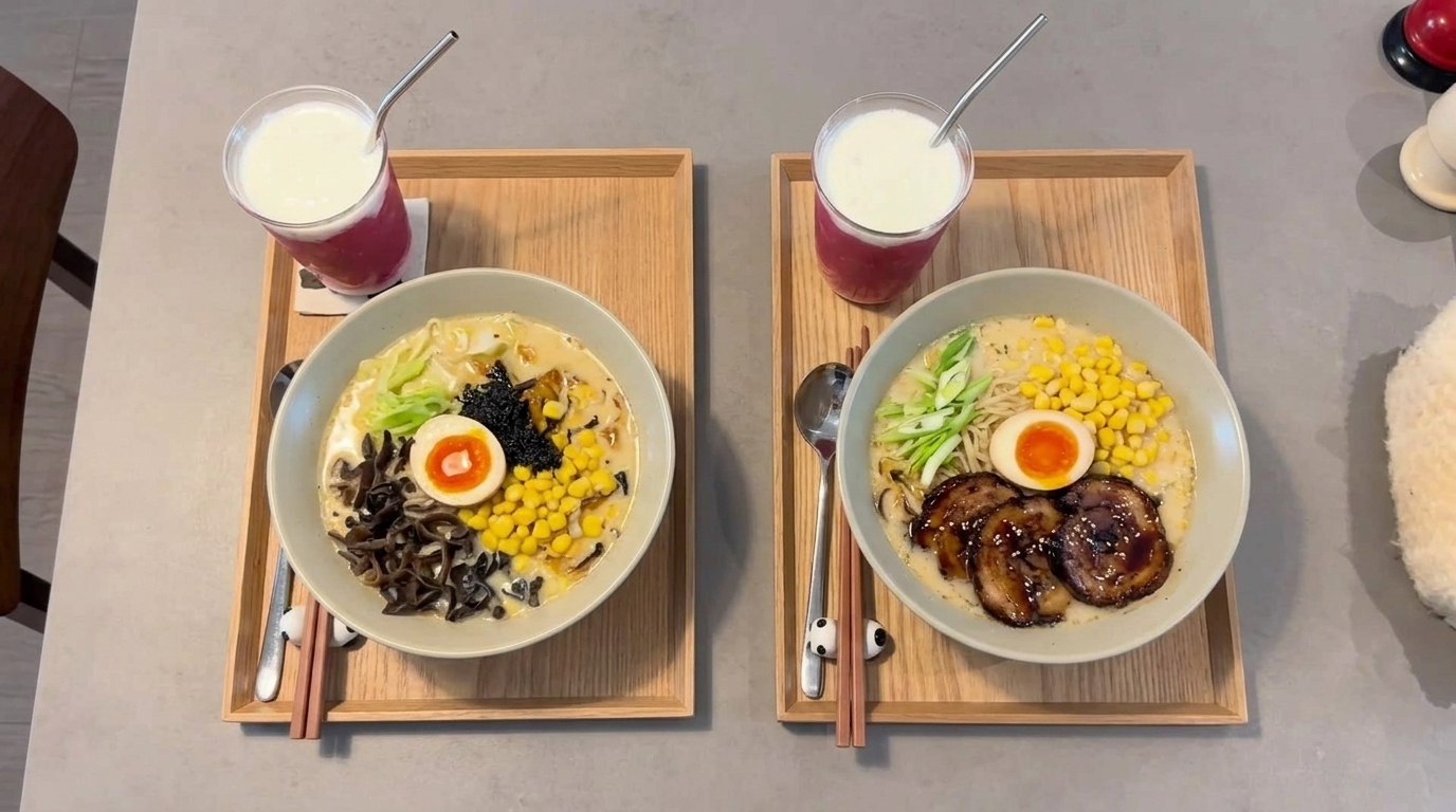 15-minutowy ramen w stylu tonkotsu i wieprzowina char siu na Yakulcie
