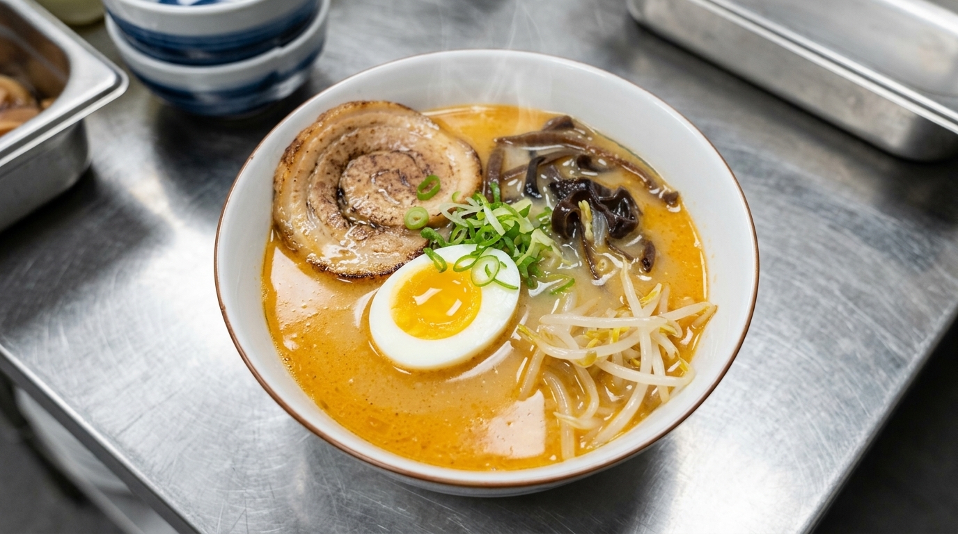 Japoński Ramen Tonkotsu Miso