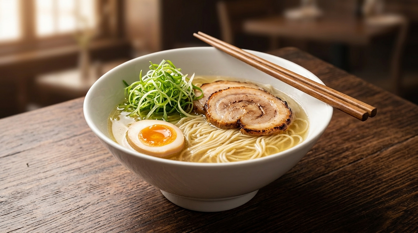 Shio Ramen w stylu Shin-chana (Japoński Ramen Solny)
