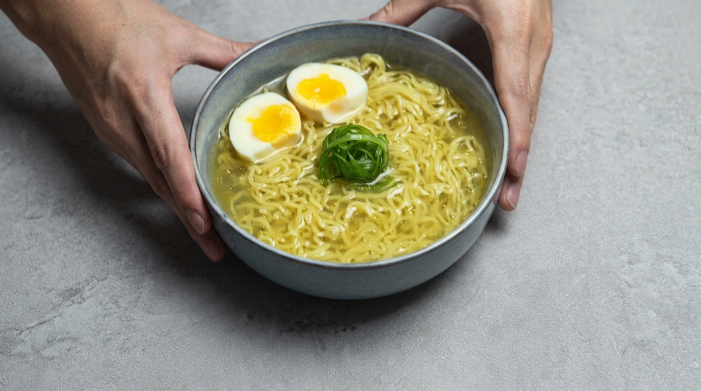 Szybki domowy Ramen Shio (o smaku słonym)