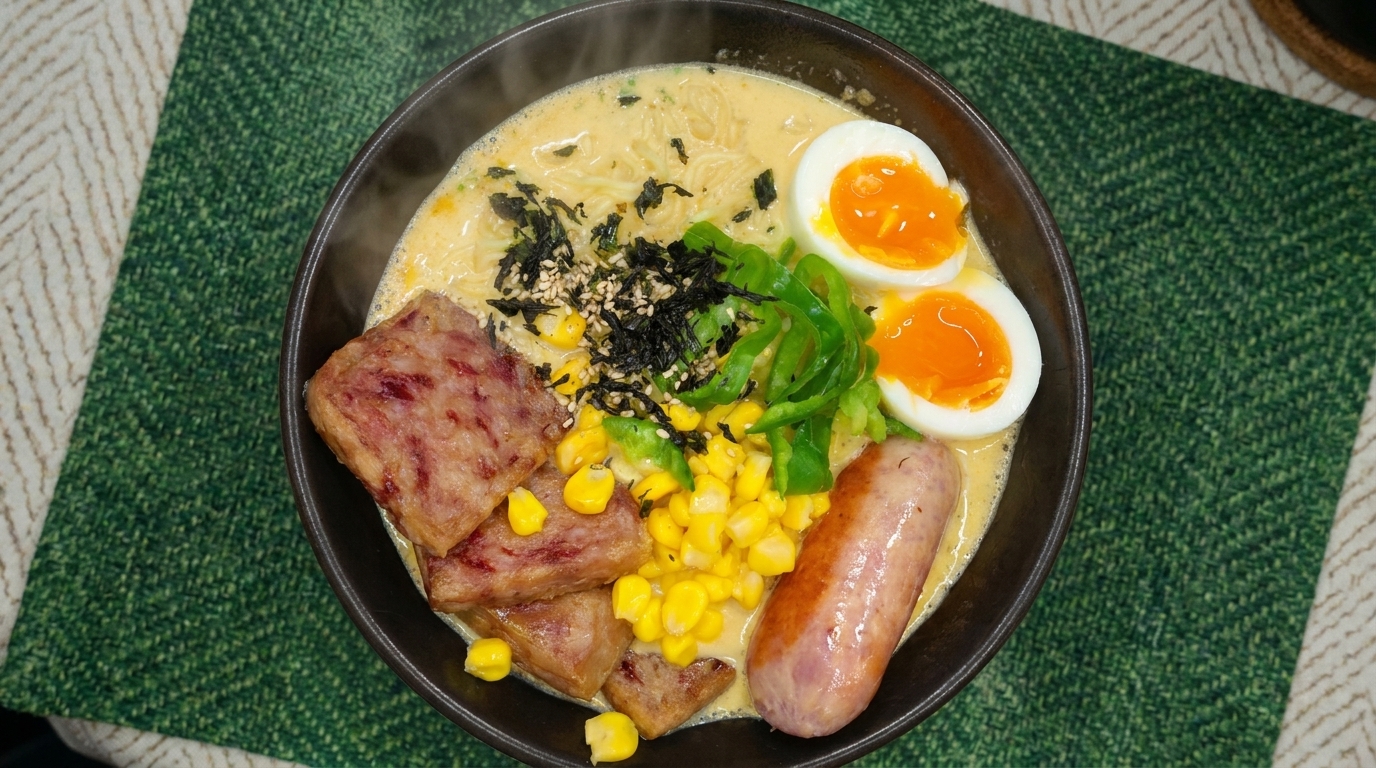 Luksusowy kremowy ramen z zupki chińskiej – prosty przepis