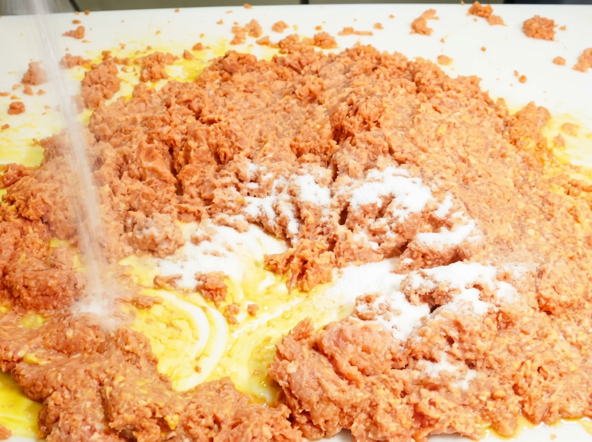 Kanapka sloppy joe podana na talerzu obok złocistych, chrupiących frytek.