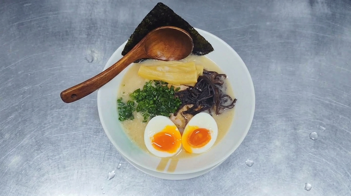 Autentyczny Tonkotsu Ramen (Kremowy Japoński Ramen Wieprzowy)