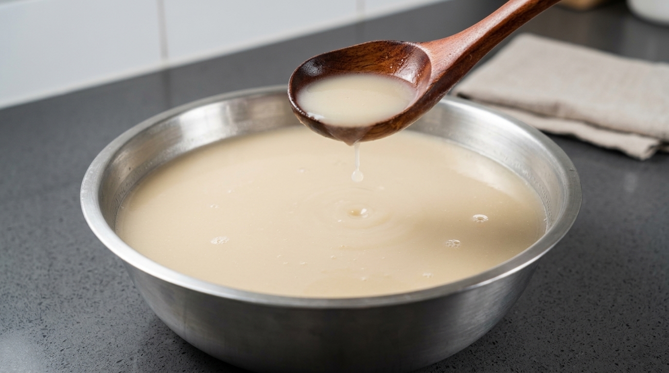 Bogaty japoński bulion Tonkotsu z kości wieprzowych