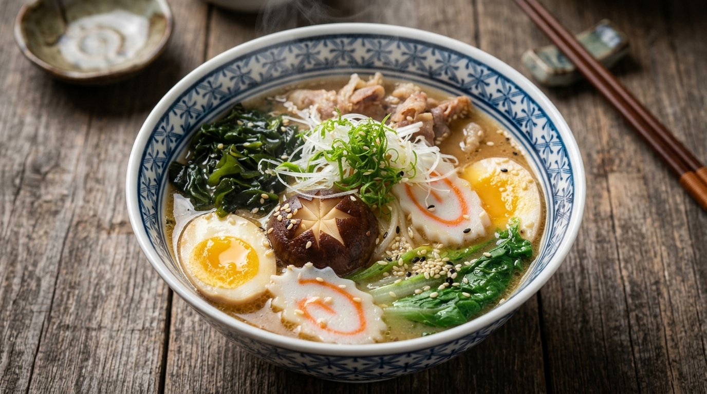 Autentyczny japoński miso ramen w domu