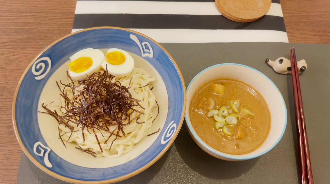 Japońskie Tsukemen (Ramen z Makaronem do Maczania)