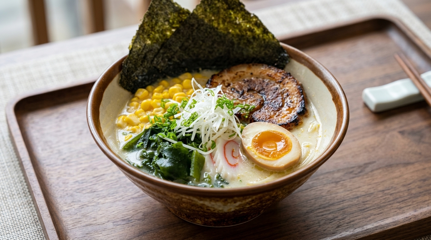 Orzeźwiający Yuzu Shio Ramen z Opiekanym Boczkiem Chashu