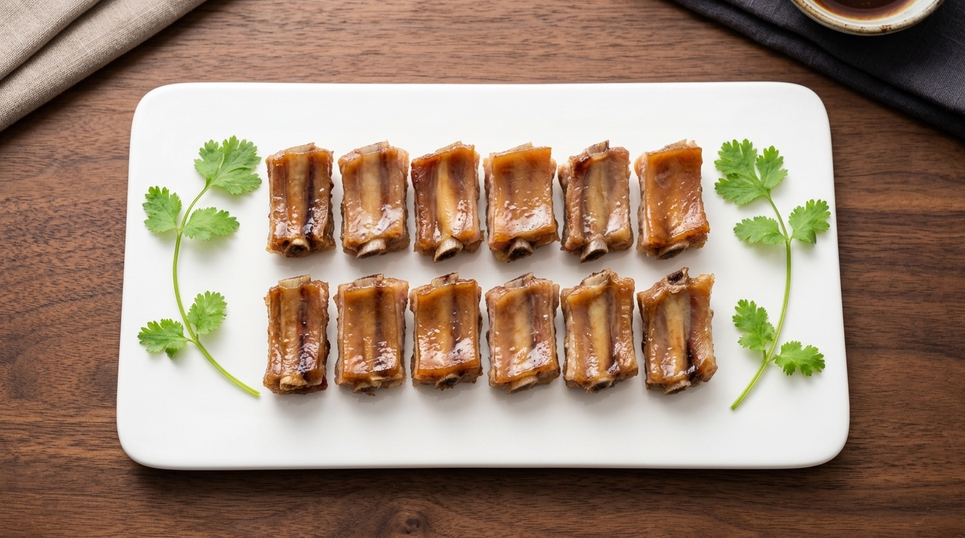 Peklowane żeberka wieprzowe gotowane na parze (Sườn Heo Chưng)