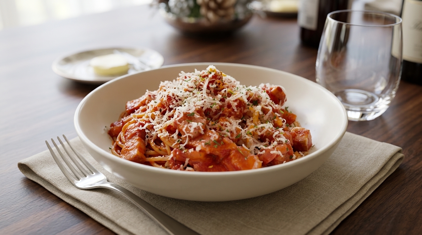 Autentyczne Spaghetti all'Amatriciana