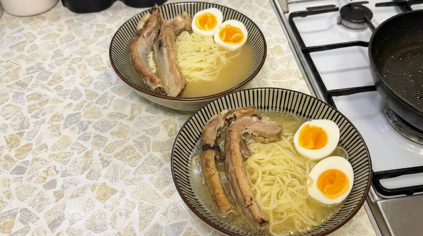 Zbliżenie na gładki, ciemnoczerwony sos BBQ w szklanej misce mieszany metalową łyżką.
