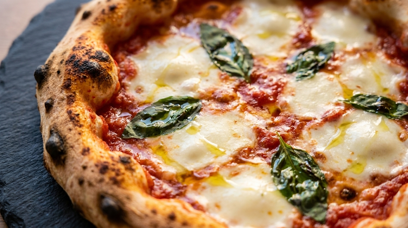 Klasyczna neapolitańska pizza Margherita
