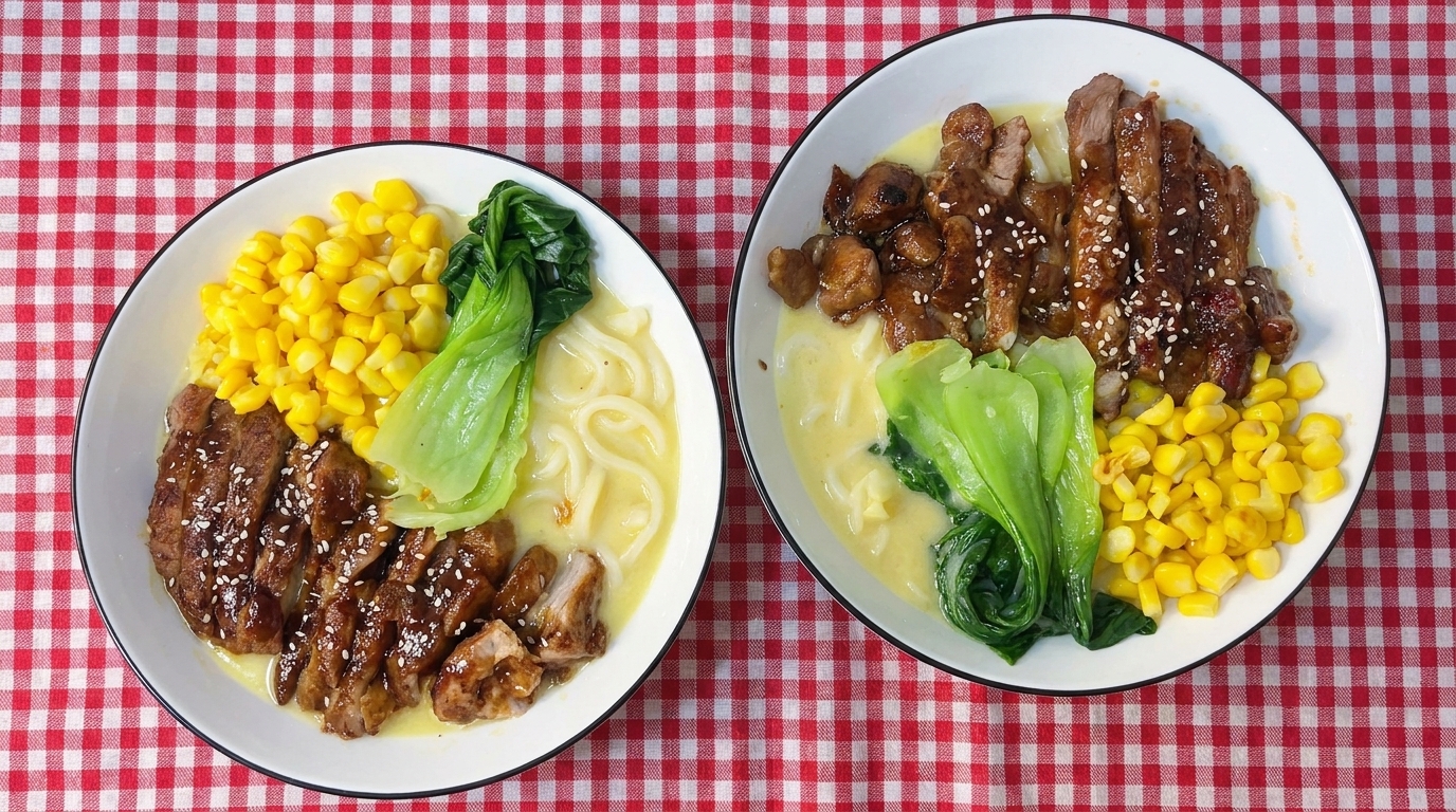 Domowy ramen z wieprzowiną chashu