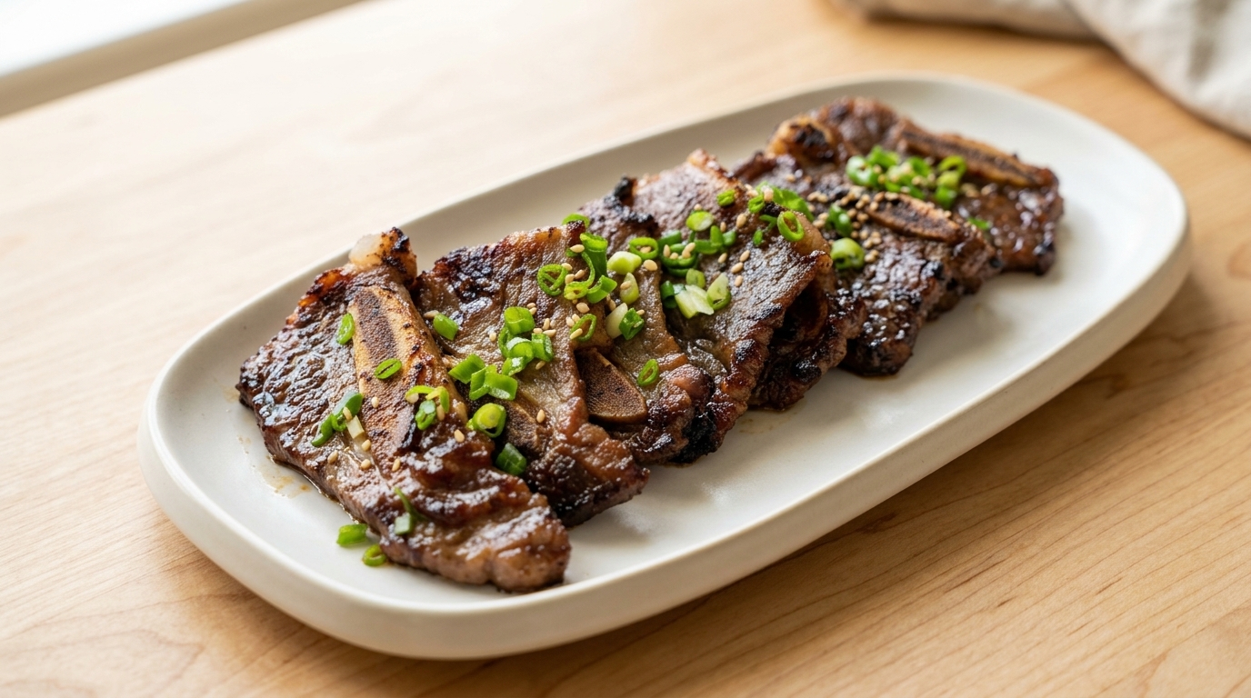LA Galbi (Koreańskie Marynowane Żeberka Wołowe)