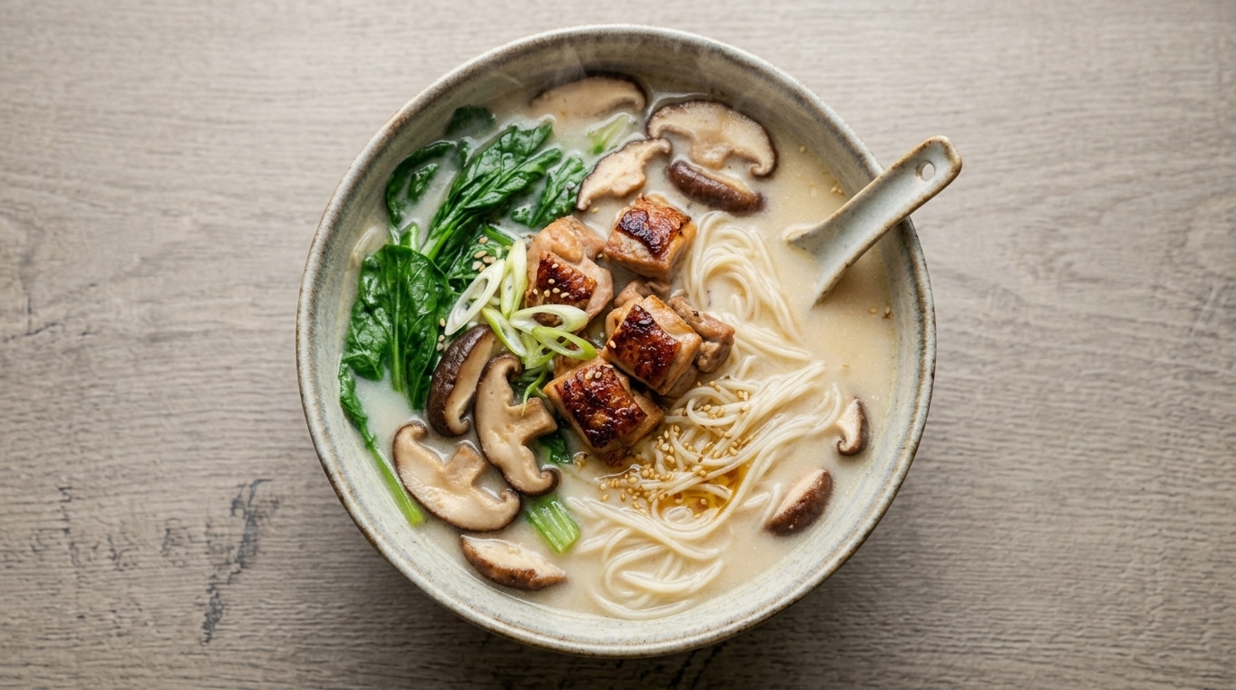 Chińska zupa z makaronem i kurczakiem w stylu Henan (Henan Jikuai Mian)