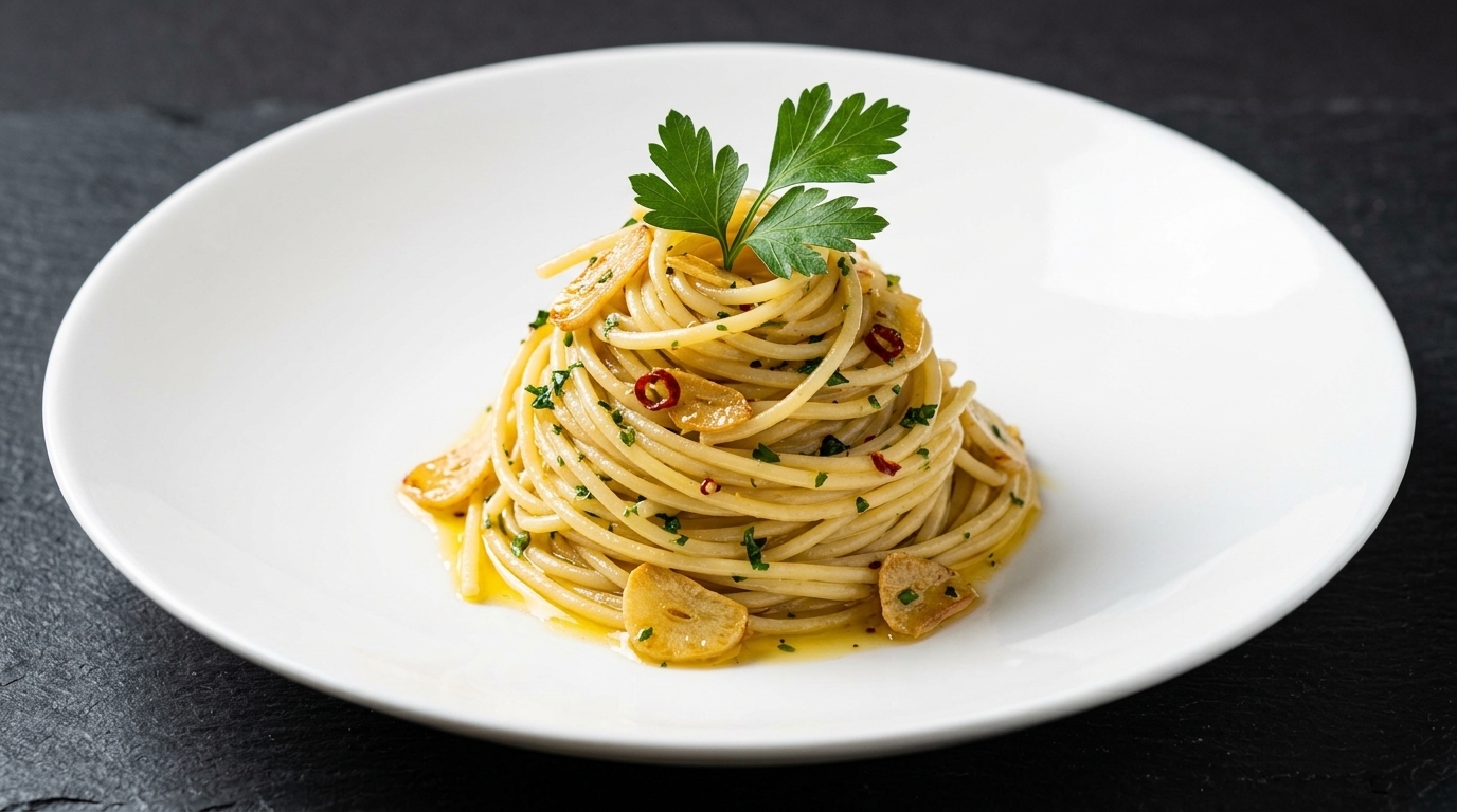 Autentyczne Spaghetti Aglio e Olio z Chili
