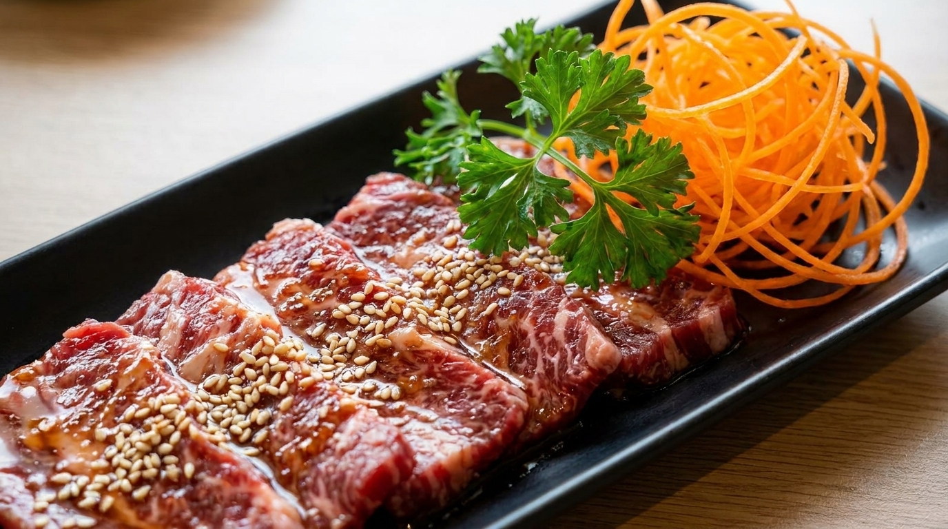 Koreańskie Żeberka Wołowe BBQ (Galbi-Gui)