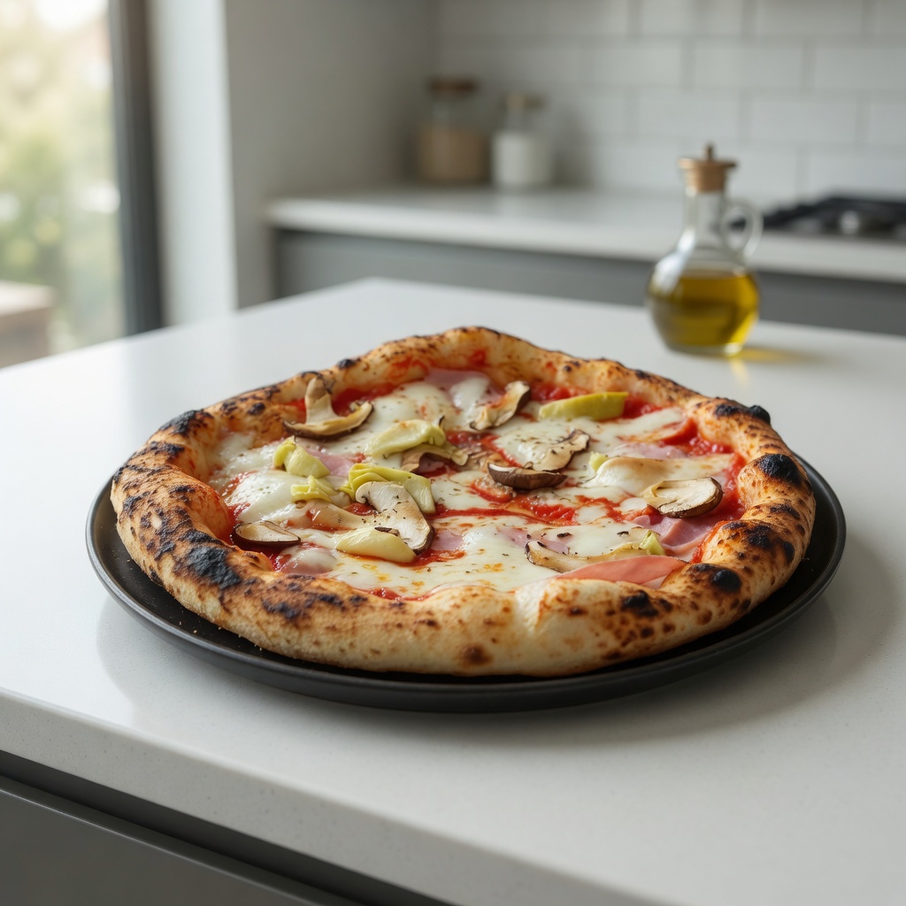 Klasyczna włoska pizza Capricciosa