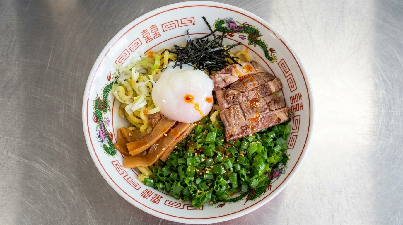 Pikantne Miso Abura Soba (Japoński Makaron z Olejem)
