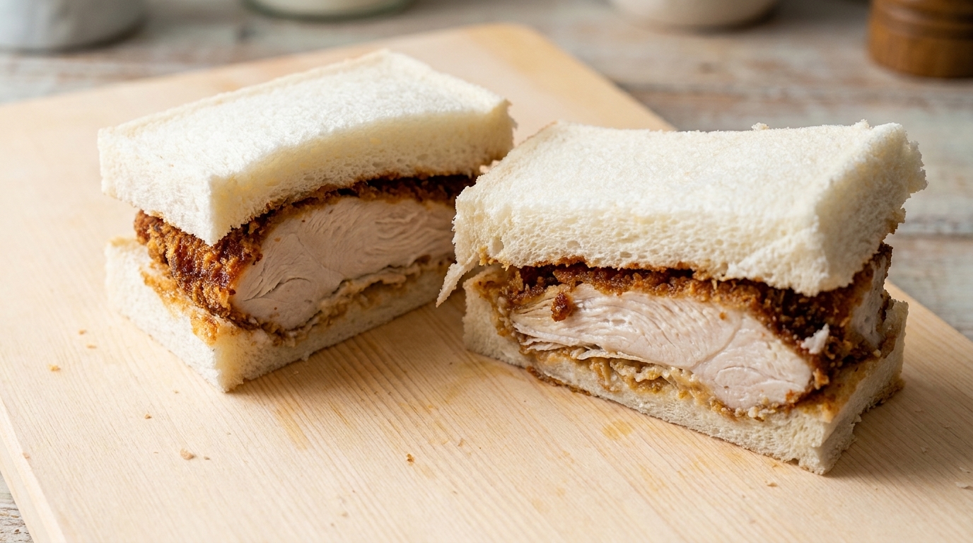 Chrupiąca kanapka Chicken Katsu
