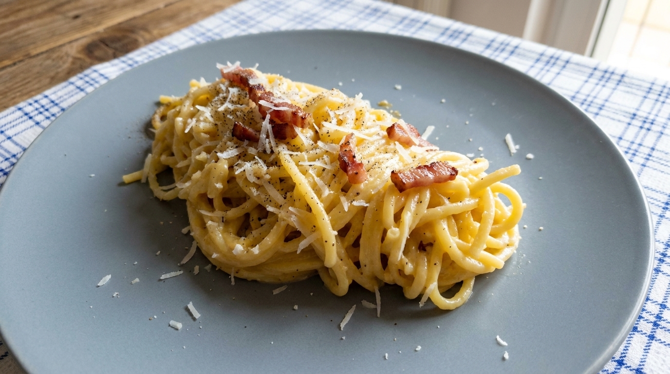 Klasyczne Spaghetti Carbonara
