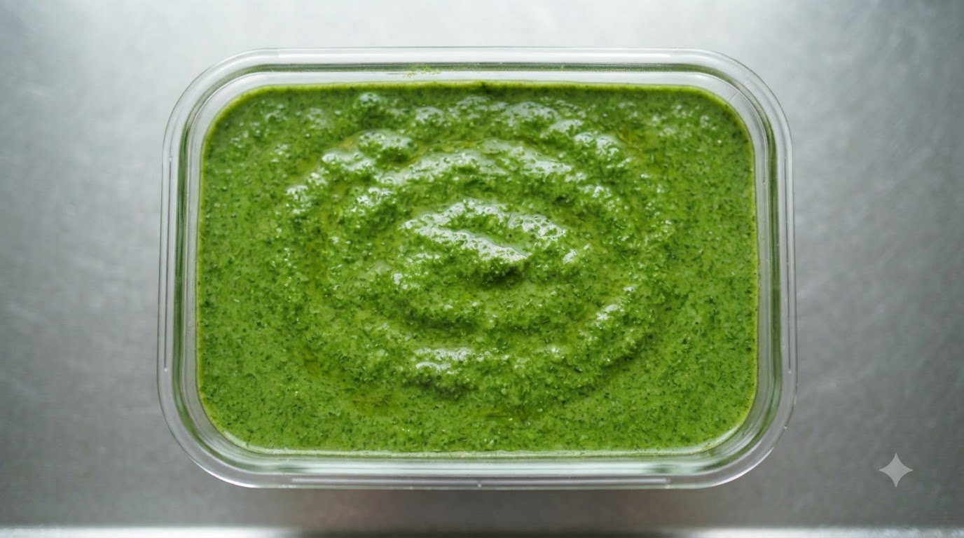 Domowe świeże pesto z bazylii