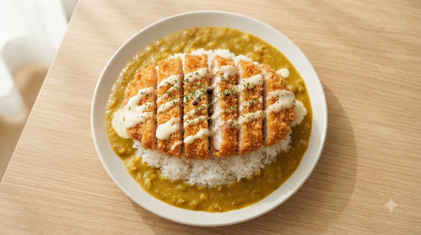 Ryż z Kotletem Schabowym w Kokosowym Curry