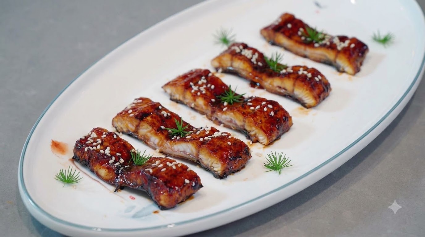 Domowy Grillowany Węgorz w Glasurze (Unagi)