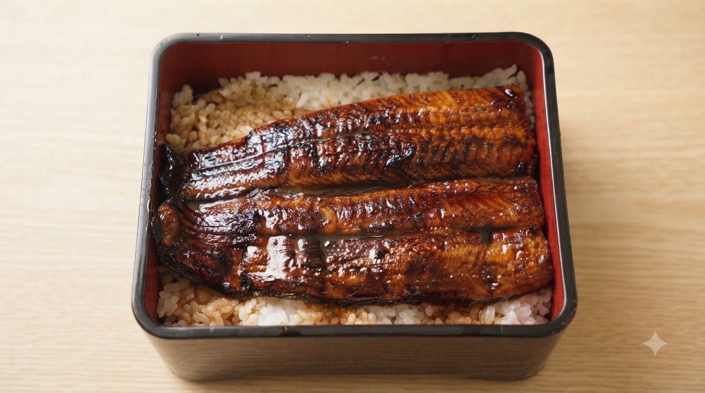 Unagi Don (Japońska miska ryżu z pieczonym węgorzem Kabayaki)