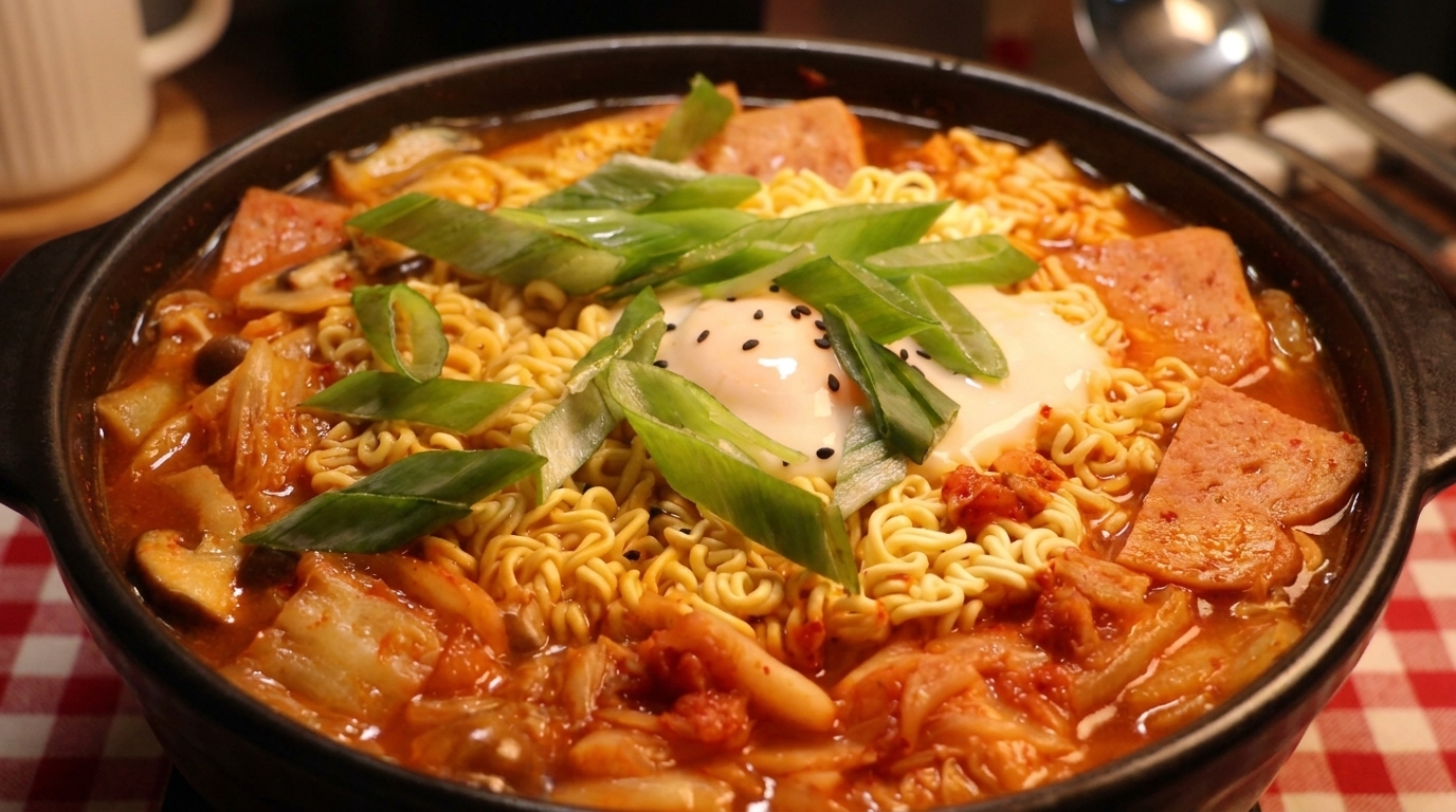 Koreańskie Gulasz Wojskowy (Budae Jjigae)