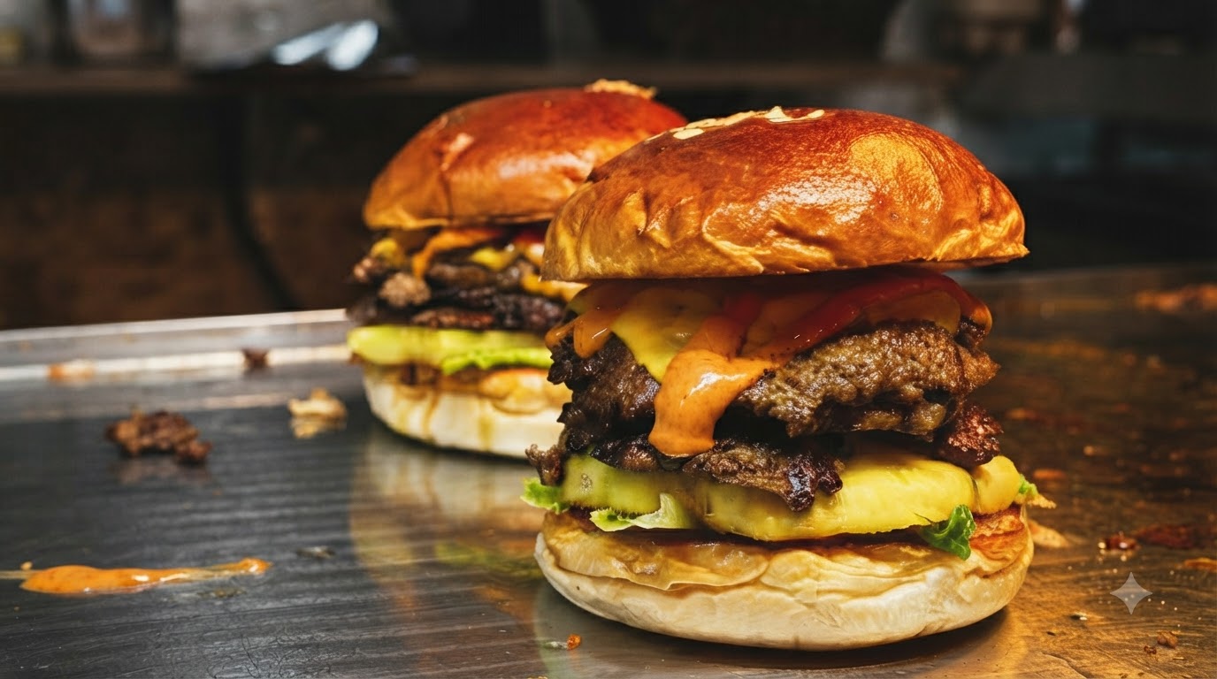 Klasyczny Amerykański Smash Burger