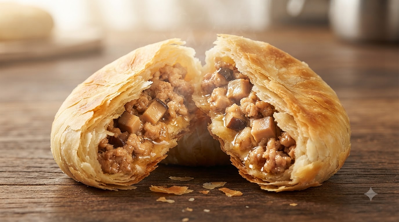 Chrupiące paszteciki Mai Duo z wieprzowiną i grzybami shiitake