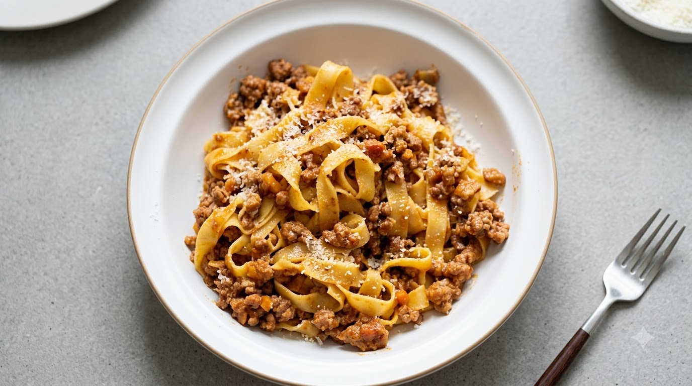 Klasyczne Tagliatelle al Ragù