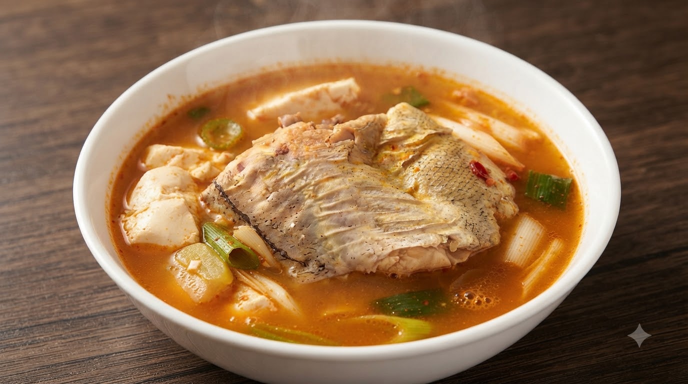 Pikantna zupa z mintaja i tofu