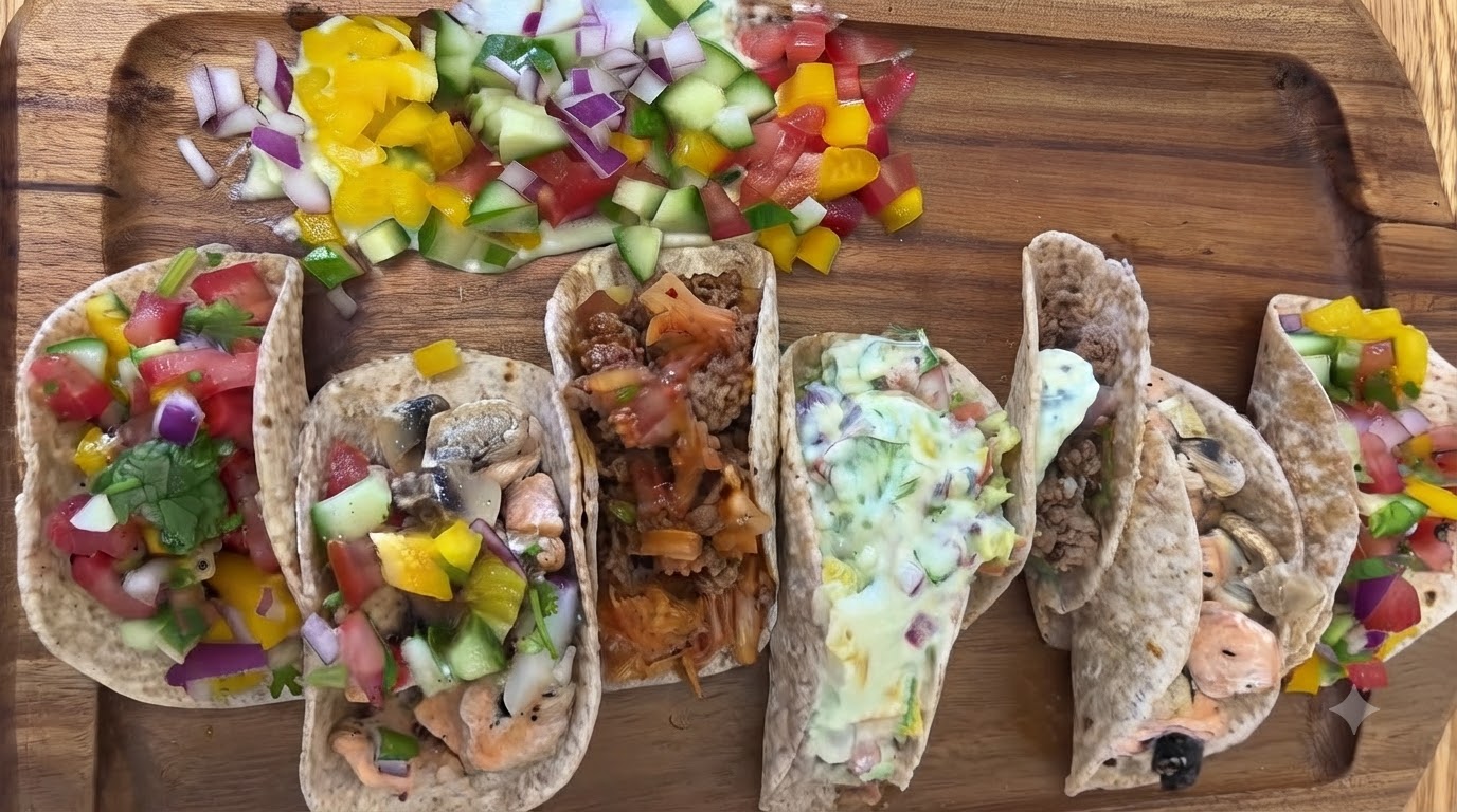 Niskotłuszczowe i Niskokaloryczne Tacos Meksykańskie