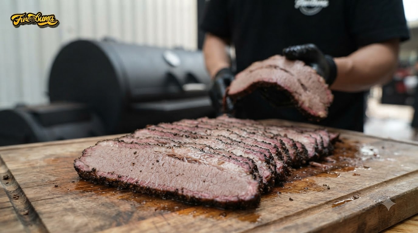 Autentyczna Wędzona Wołowina po Teksansku Brisket