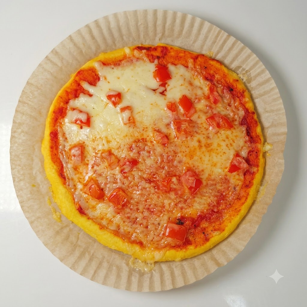 Kawałki pokrojonej szynki starannie ułożone na upieczonym spodzie pizzy pokrytym stopionym serem i sosem pomidorowym.