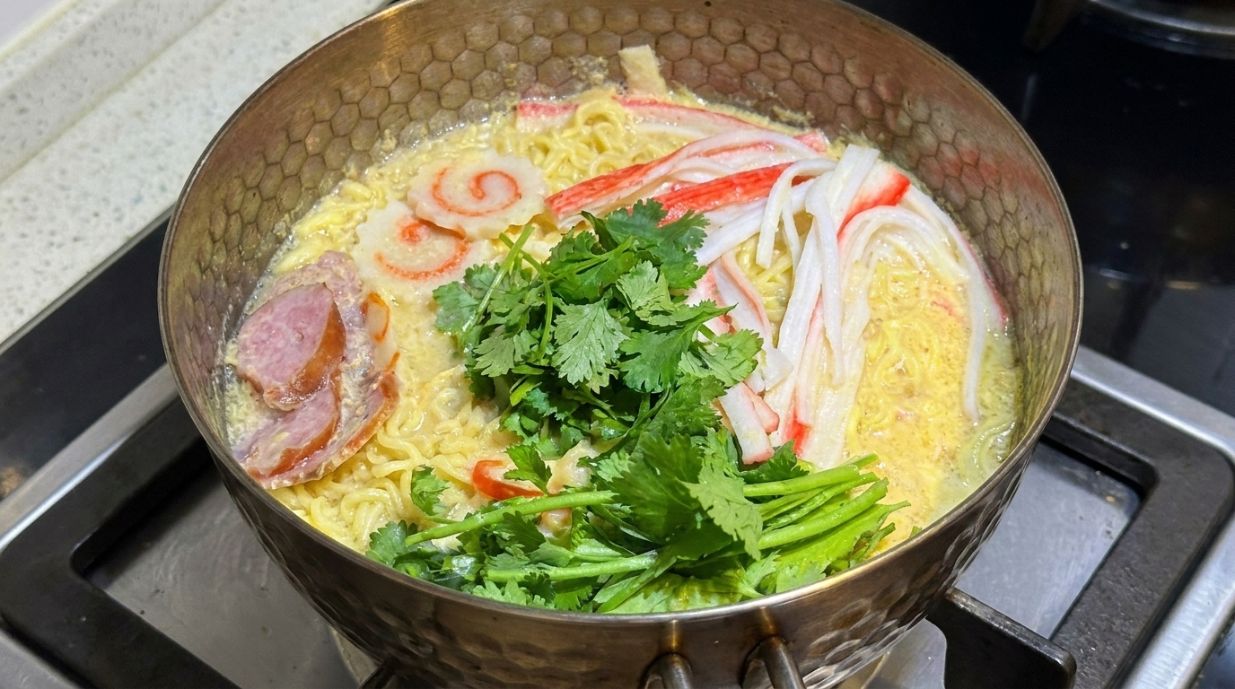 Szybki przepis na ramen w stylu tonkotsu z majonezem