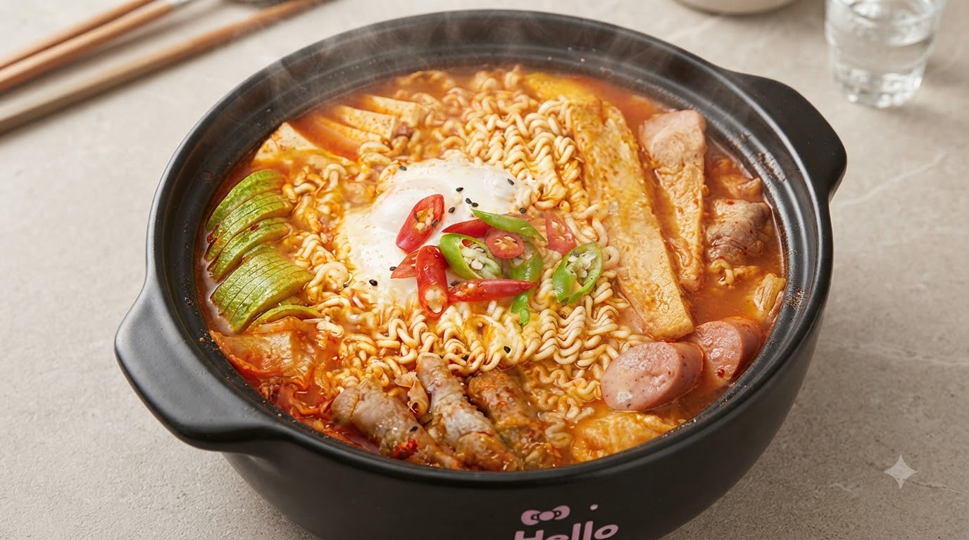 Ostateczny Koreański Gulasz Wojskowy (Budae Jjigae)